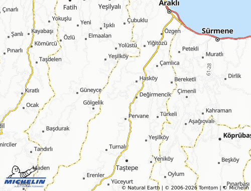 MICHELIN Birlik map - ViaMichelin