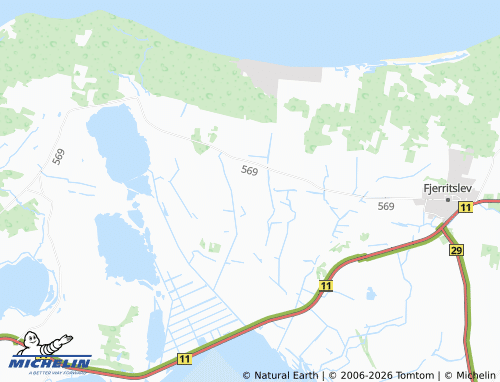 MICHELIN Lille Ullerup map - ViaMichelin