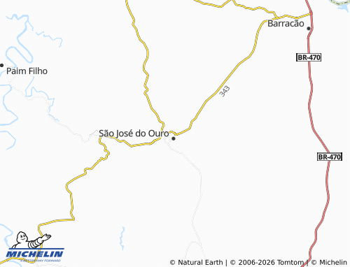 Mapa MICHELIN Braço - ViaMichelin