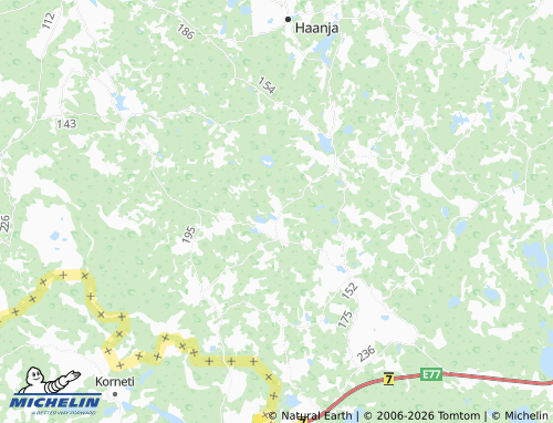 MICHELIN-Landkarte Hanija - ViaMichelin