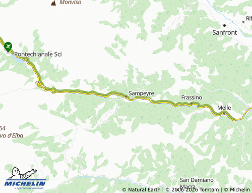 Carte MICHELIN Sampeyre - ViaMichelin