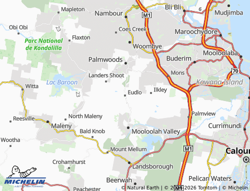 MICHELIN Eudlo map - ViaMichelin