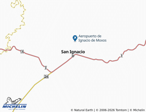 MICHELIN San Ignacio map - ViaMichelin