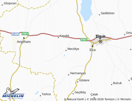 Mappa MICHELIN Mecidiye - ViaMichelin