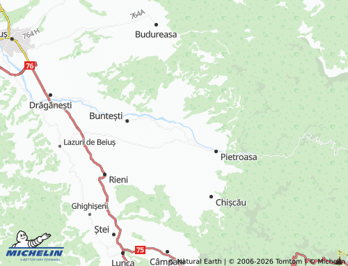 Mappa MICHELIN Poienii De Sus - ViaMichelin