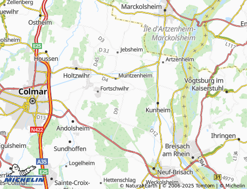 MICHELIN Urschenheim map - ViaMichelin