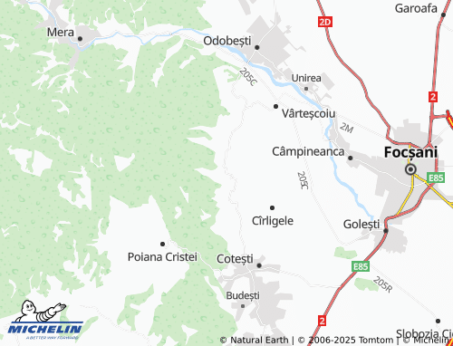 MICHELIN-Landkarte Dălhăuți - ViaMichelin