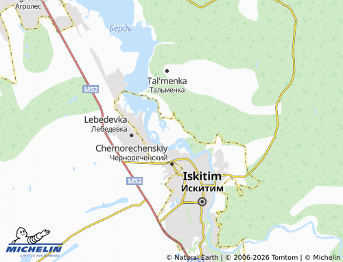 MICHELIN-Landkarte Zelenyy bor SNT - ViaMichelin