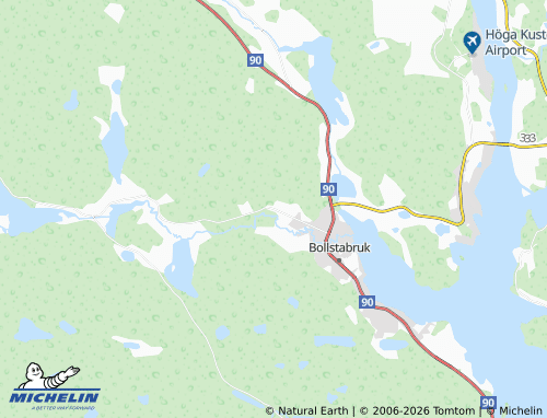Carte MICHELIN Stensätter - ViaMichelin