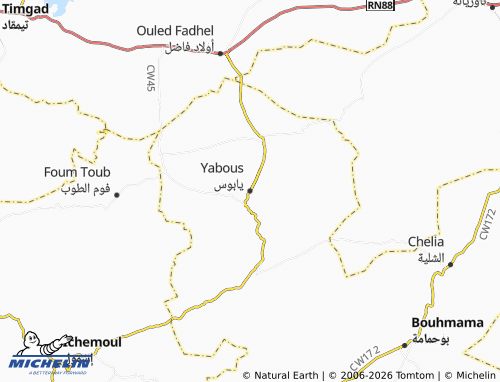 Mapa MICHELIN Yabous - ViaMichelin