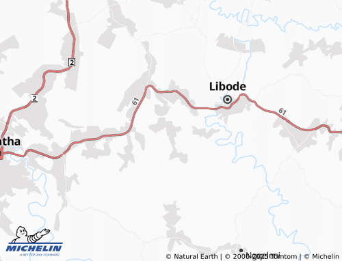 MICHELIN Mbombenkukhu map - ViaMichelin