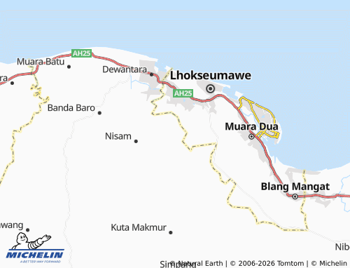MICHELIN Blang Crok map - ViaMichelin