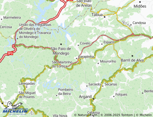 MICHELIN Carapinha map - ViaMichelin