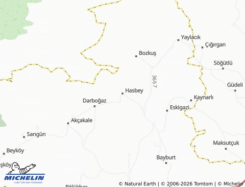 Mappa MICHELIN Hasbey - ViaMichelin