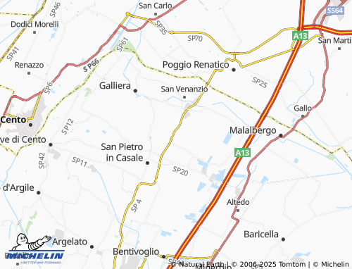 Mappa MICHELIN Maccaretolo - ViaMichelin