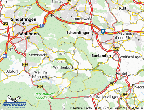 Mapa MICHELIN Steinenbronn - ViaMichelin