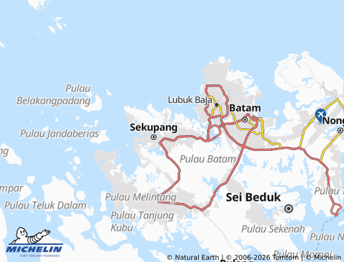 Mapa MICHELIN Patam Lestari - ViaMichelin