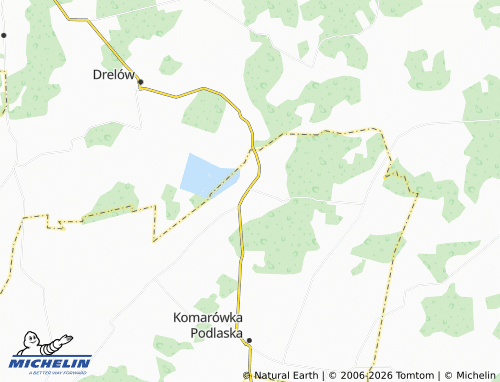 MICHELIN Żelizna map - ViaMichelin