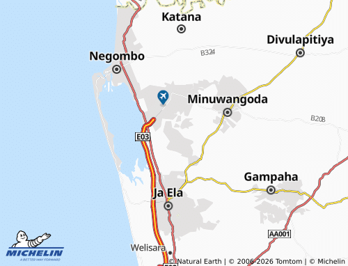 Mappa MICHELIN Kuswala - ViaMichelin
