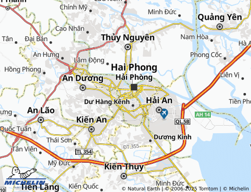 Carte MICHELIN Cát Dài - ViaMichelin