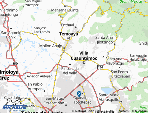 Mapa MICHELIN San Lorenzo Oyamel - ViaMichelin