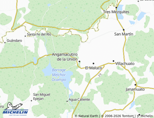 Mappa MICHELIN Morelos - ViaMichelin