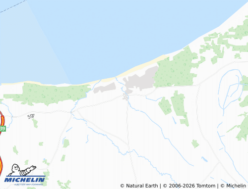 Mapa MICHELIN Tversted - ViaMichelin