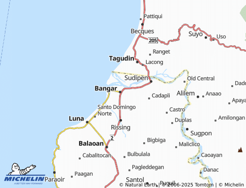 MICHELIN Central East 1 map - ViaMichelin