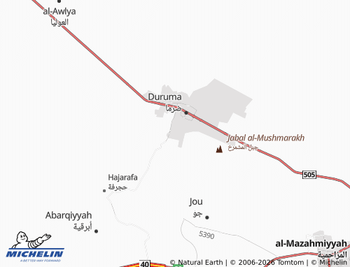 MICHELIN-Landkarte al-Khuzami - ViaMichelin