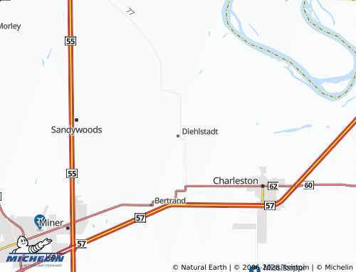 Mapa MICHELIN Diehlstadt - ViaMichelin