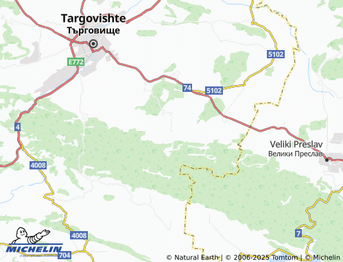 MICHELIN Ovcharovo map - ViaMichelin