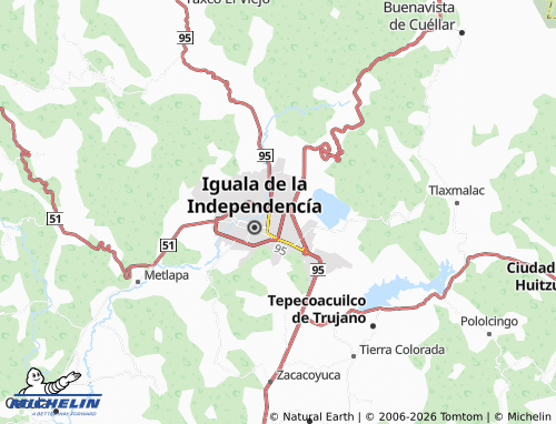 Kaart MICHELIN Rinconada del Sur - ViaMichelin