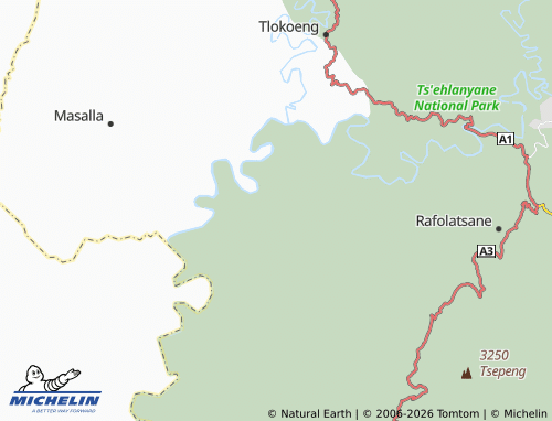 MICHELIN Liokhoane map - ViaMichelin