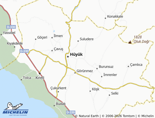 Mapa MICHELIN Mutlu - ViaMichelin
