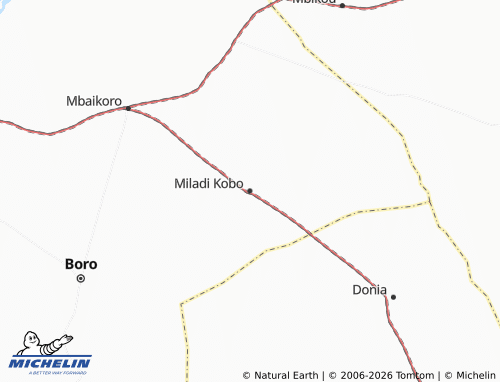 Mapa MICHELIN Miladi Kobo - ViaMichelin