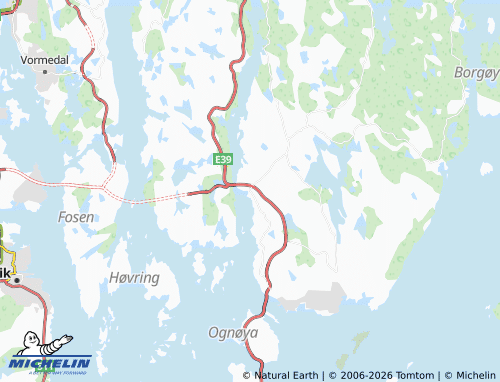 Carte MICHELIN Slåttevik - ViaMichelin
