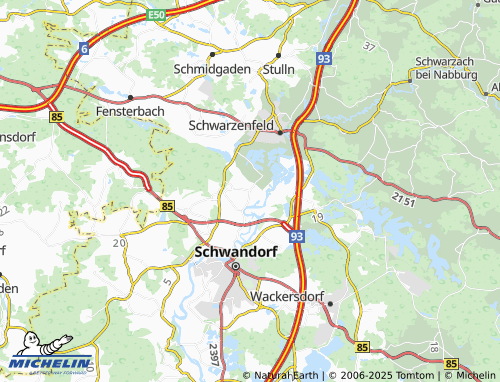 MICHELIN Münchshöf map - ViaMichelin