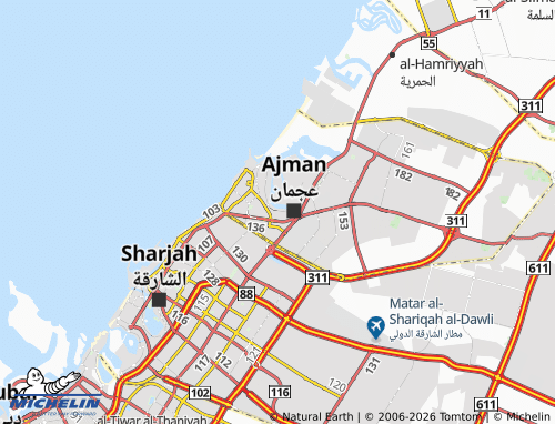 MICHELIN Rashideya 1 map - ViaMichelin