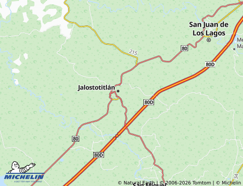 Mapa MICHELIN El Refugio - ViaMichelin
