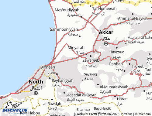 MICHELIN Arqa map - ViaMichelin