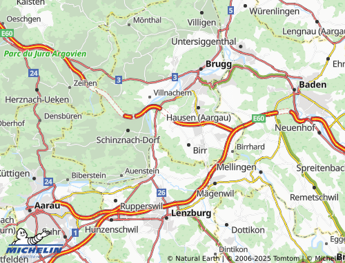 Carte MICHELIN Scherz - ViaMichelin