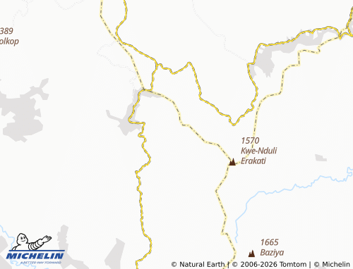 MICHELIN-Landkarte Mncwasi - ViaMichelin