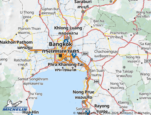 Mapa MICHELIN Lat Krabang - ViaMichelin