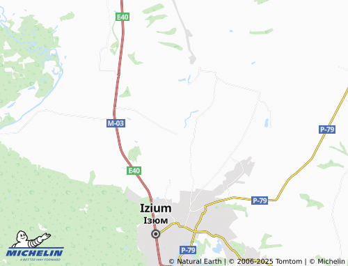 MICHELIN Kramarivka map - ViaMichelin