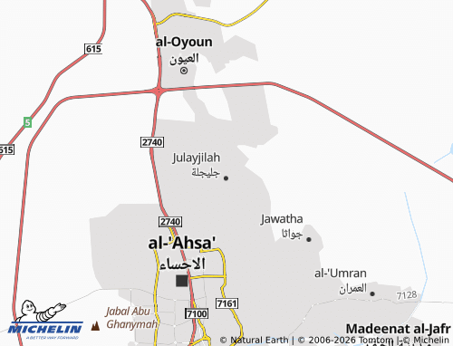 MICHELIN-Landkarte al-Yarmouk - ViaMichelin