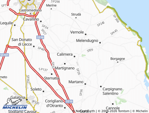 Mapa MICHELIN Calimera - ViaMichelin