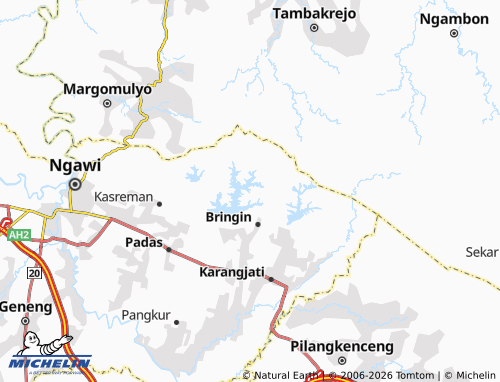 Mapa MICHELIN Dampit - ViaMichelin