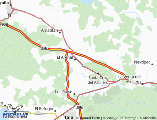 Mapa MICHELIN Ponderosa - ViaMichelin