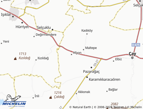 Mappa MICHELIN Afyon - ViaMichelin