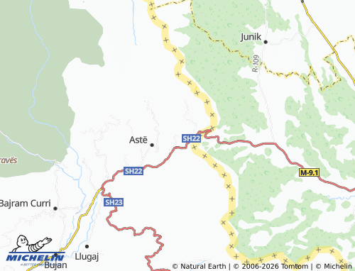 MICHELIN Kasaj map - ViaMichelin